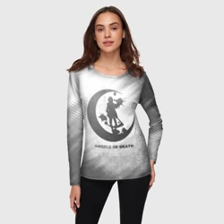 Женский лонгслив 3D Angels of Death - white gradient - фото 2