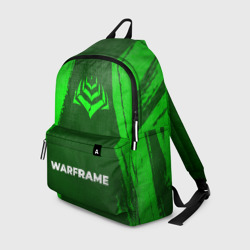 Рюкзак 3D Warframe - green gradient по-центру