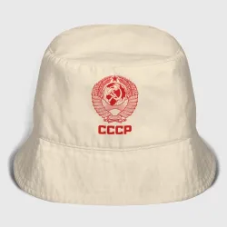 Мужская панама хлопок Герб СССР - Союз Советских Социалистических Республик