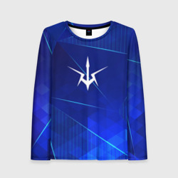 Женский лонгслив 3D Code Geass blue poly