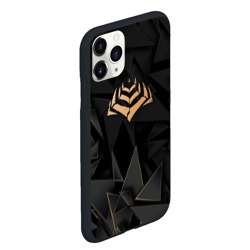 Чехол для iPhone 11 Pro Max матовый Warframe golden poly - фото 2