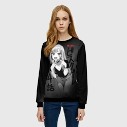 Женский свитшот 3D Эта фарфоровая кукла - влюбилась - фото 2