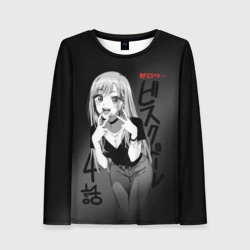 Женский лонгслив 3D Эта фарфоровая кукла - влюбилась