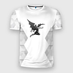 Мужская футболка 3D Slim Black Sabbath white poly