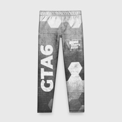 Детские леггинсы 3D GTA6 - grey gradient вертикально