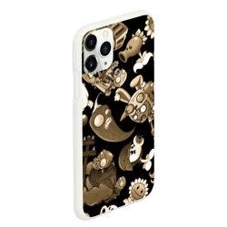 Чехол для iPhone 11 Pro Max матовый Растения против зомби в бежевом цвете - фото 2