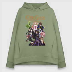 Женское худи Oversize хлопок Код Гиас Лелуш