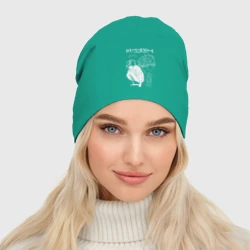 Женская шапка демисезонная Тетрадь смерти Эл - фото 2