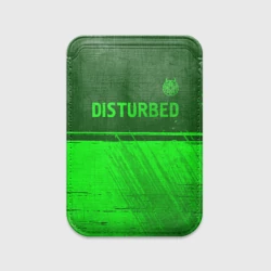 Картхолдер Magsafe магнитный Disturbed - green gradient посередине