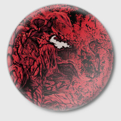 Значок Красный веном текстура Карнажа