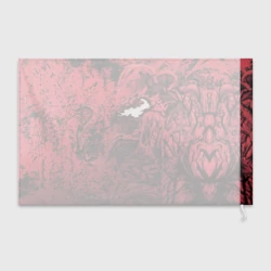 Флаг 3D Красный веном текстура Карнажа - фото 2