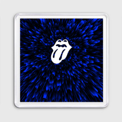 Магнит 55*55 Rolling Stones blue energy