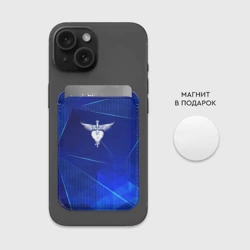 Картхолдер Magsafe магнитный Bon Jovi blue poly - фото 2