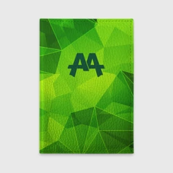 Обложка для автодокументов Asking Alexandria green poly