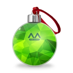 Ёлочный шар Bungo Stray Dogs green poly