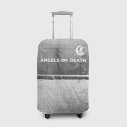 Чехол для чемодана 3D Angels of Death - grey gradient посередине