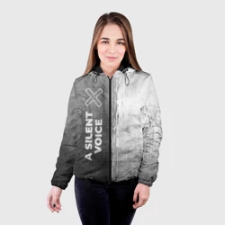 Женская куртка 3D A Silent Voice - grey gradient по-вертикали - фото 2