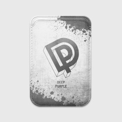 Картхолдер Magsafe магнитный Deep Purple - white gradient