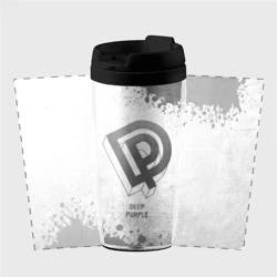Термокружка-непроливайка Deep Purple - white gradient - фото 2