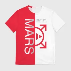 Мужская футболка 3D 30 Seconds to Mars  poster