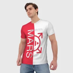 Мужская футболка 3D 30 Seconds to Mars  poster - фото 2