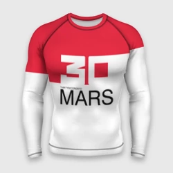 Мужской рашгард 3D 30 Seconds to Mars  poster