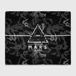Плед 3D 30 Seconds to Mars - poster