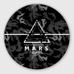 Круглый коврик для мышки 30 Seconds to Mars - poster