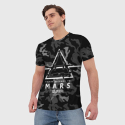 Мужская футболка 3D 30 Seconds to Mars - poster - фото 2