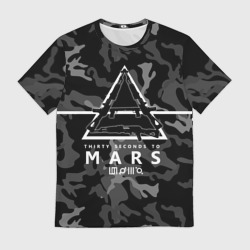 Мужская футболка 3D 30 Seconds to Mars - poster