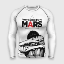 Мужской рашгард 3D 30 Seconds to Mars - poster