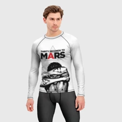 Мужской рашгард 3D 30 Seconds to Mars - poster - фото 2