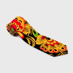 Галстук 3D Хохлома - роспись