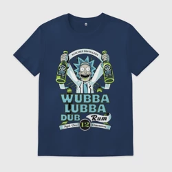 Мужская футболка хлопок Рик - вубба лубба даб ром