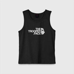 Детская майка хлопок The trooper face 