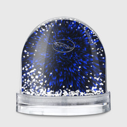 Игрушка Снежный шар Jaguar blue energy
