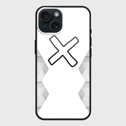Чехол силиконовый для Apple iPhone 15 матовый A Silent Voice white poly
