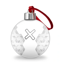 Ёлочный шар A Silent Voice white poly