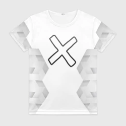 Женская футболка 3D A Silent Voice white poly