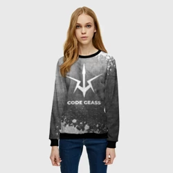 Женский свитшот 3D Code Geass - grey gradient - фото 2