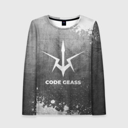 Женский лонгслив 3D Code Geass - grey gradient
