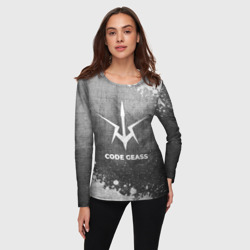 Женский лонгслив 3D Code Geass - grey gradient - фото 2