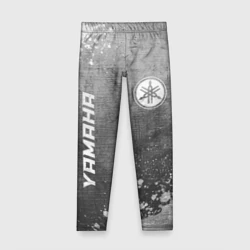 Детские леггинсы 3D Yamaha - grey gradient вертикально