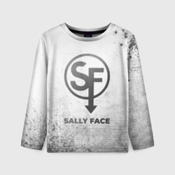 Детский лонгслив 3D Sally Face - white gradient
