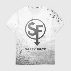 Мужская футболка 3D Sally Face - white gradient