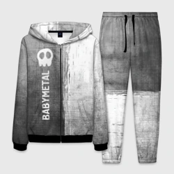 Мужской костюм 3D Babymetal - grey gradient по-вертикали