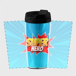 Термокружка-непроливайка Superhero comic style - фото 2