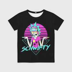 Детская футболка 3D Рик швифтует 