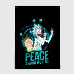 Постер Rick and Morty - peace among worlds