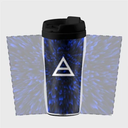 Термокружка-непроливайка Thirty Seconds to Mars blue energy - фото 2